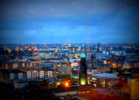 View over Dublin from the Guinness Factory