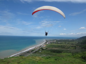 family paragliding Taiwan