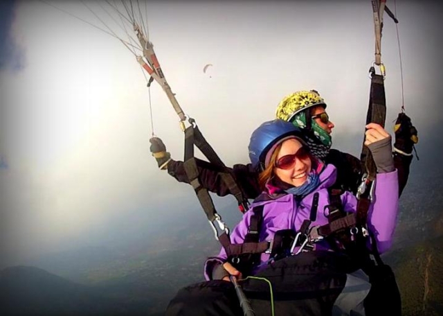 Paragliding in Pokhara, Nepal