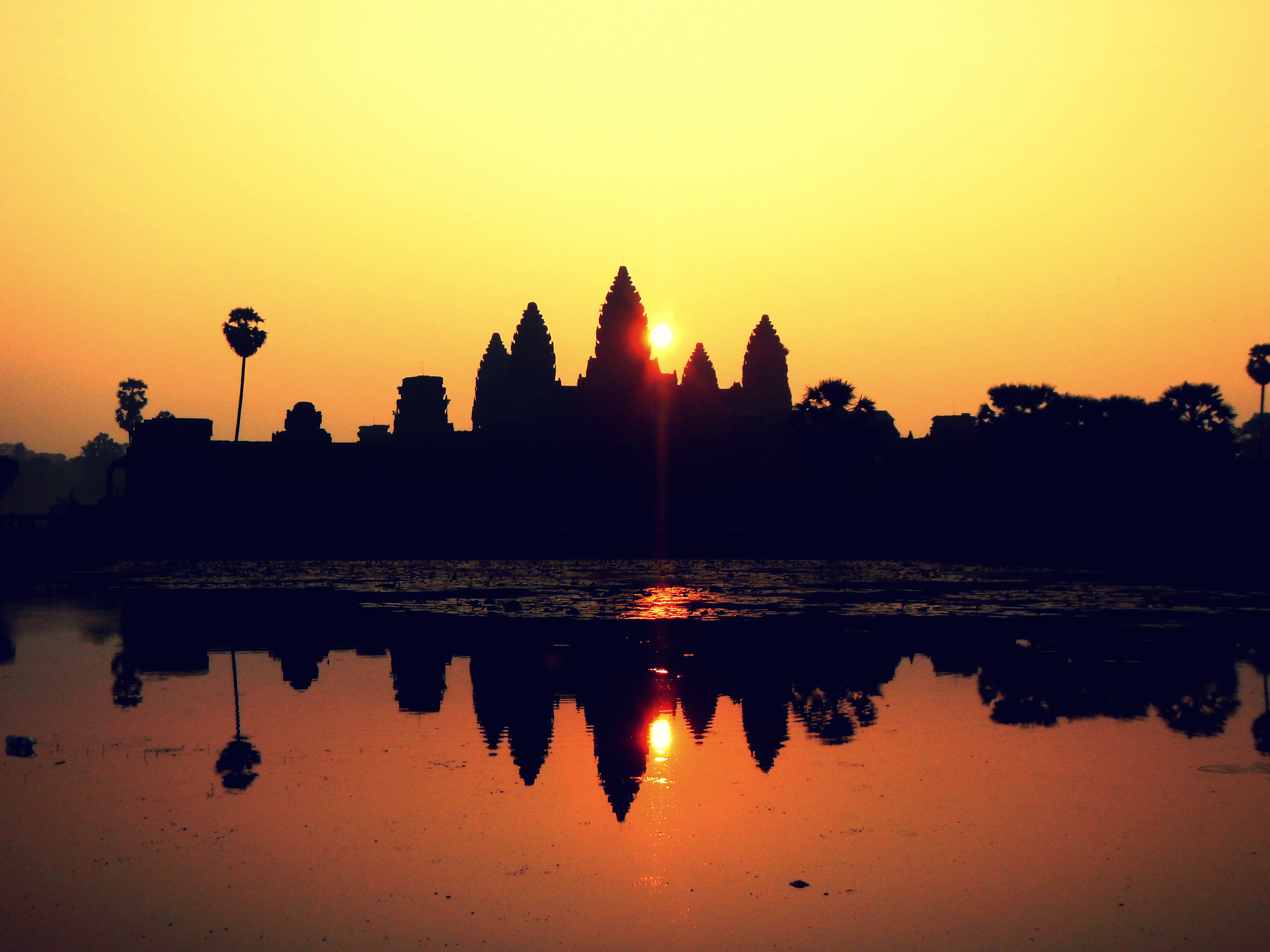 Angkor Wat at sunrise, Cambodia