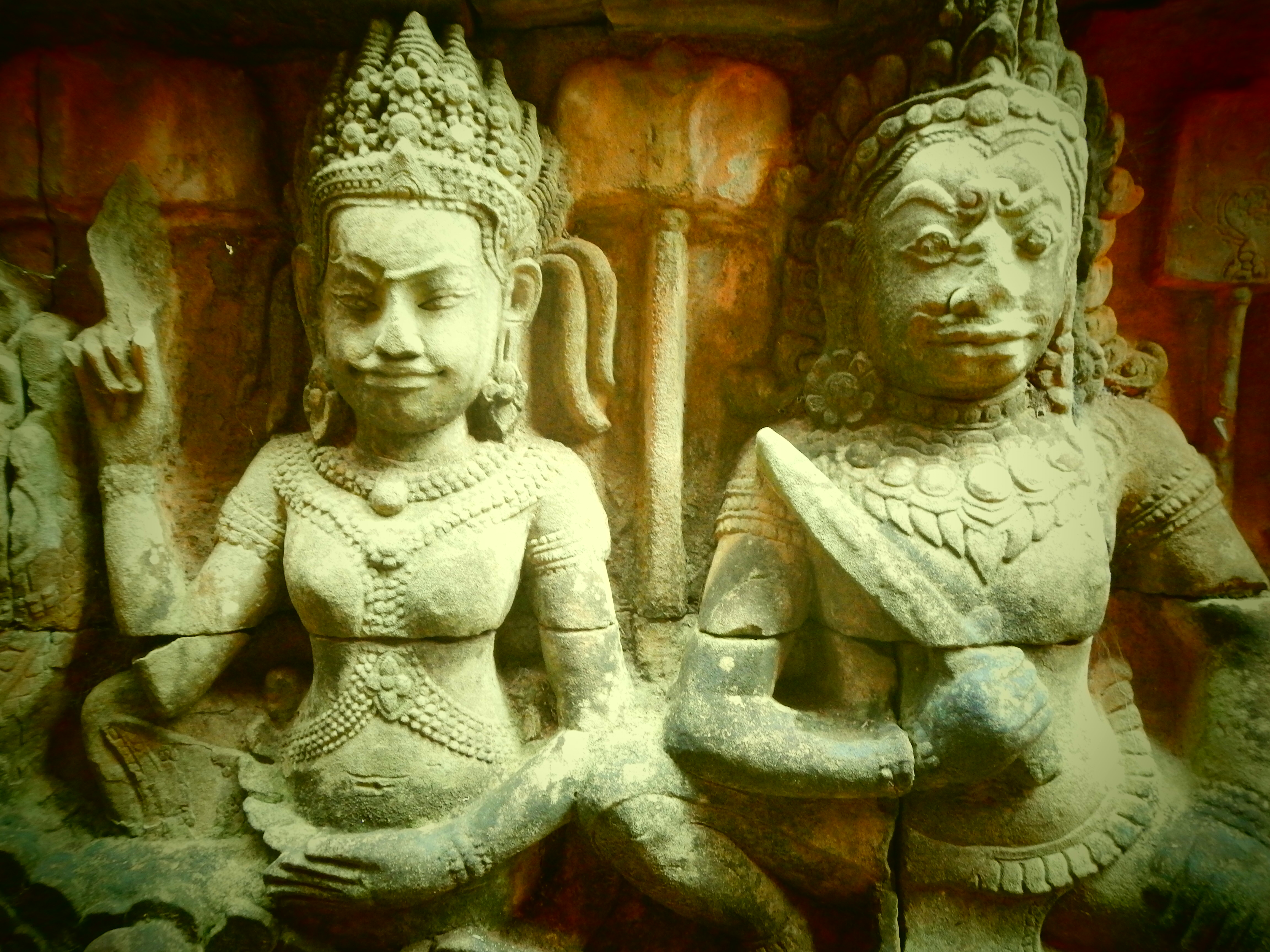 The gods of Angkor, Cambodia
