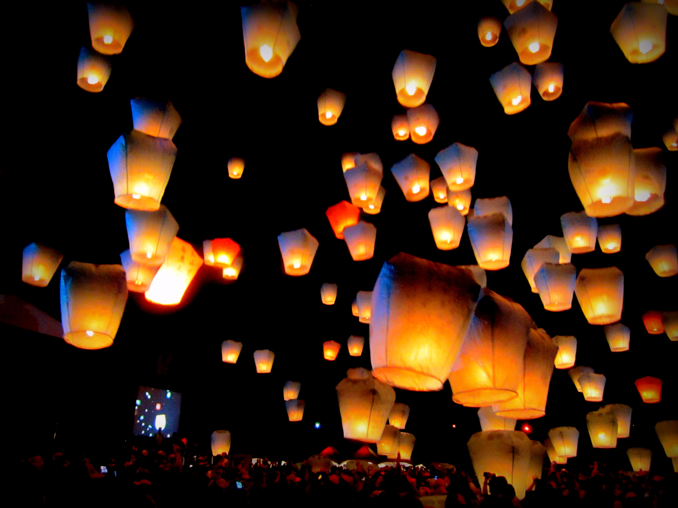 Pingxi Floating Lantern Festival, Taiwan