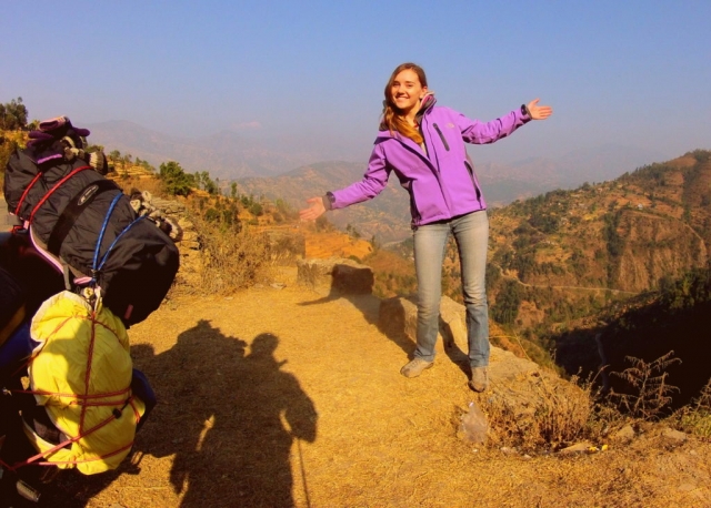 On the mountain roads to Chitwan, Nepal