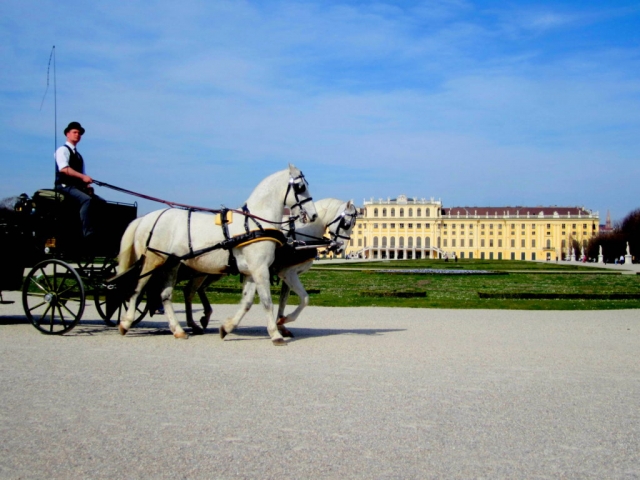 Schönbrunn Palace in Vienna Austria