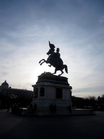 Heldenplatz in Vienna, Austria