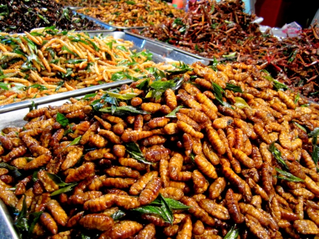 Night market snacks in Khon Kaen, Thailand