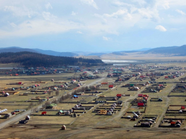Khatgal, Mongolia-- one of the north's largest towns.
