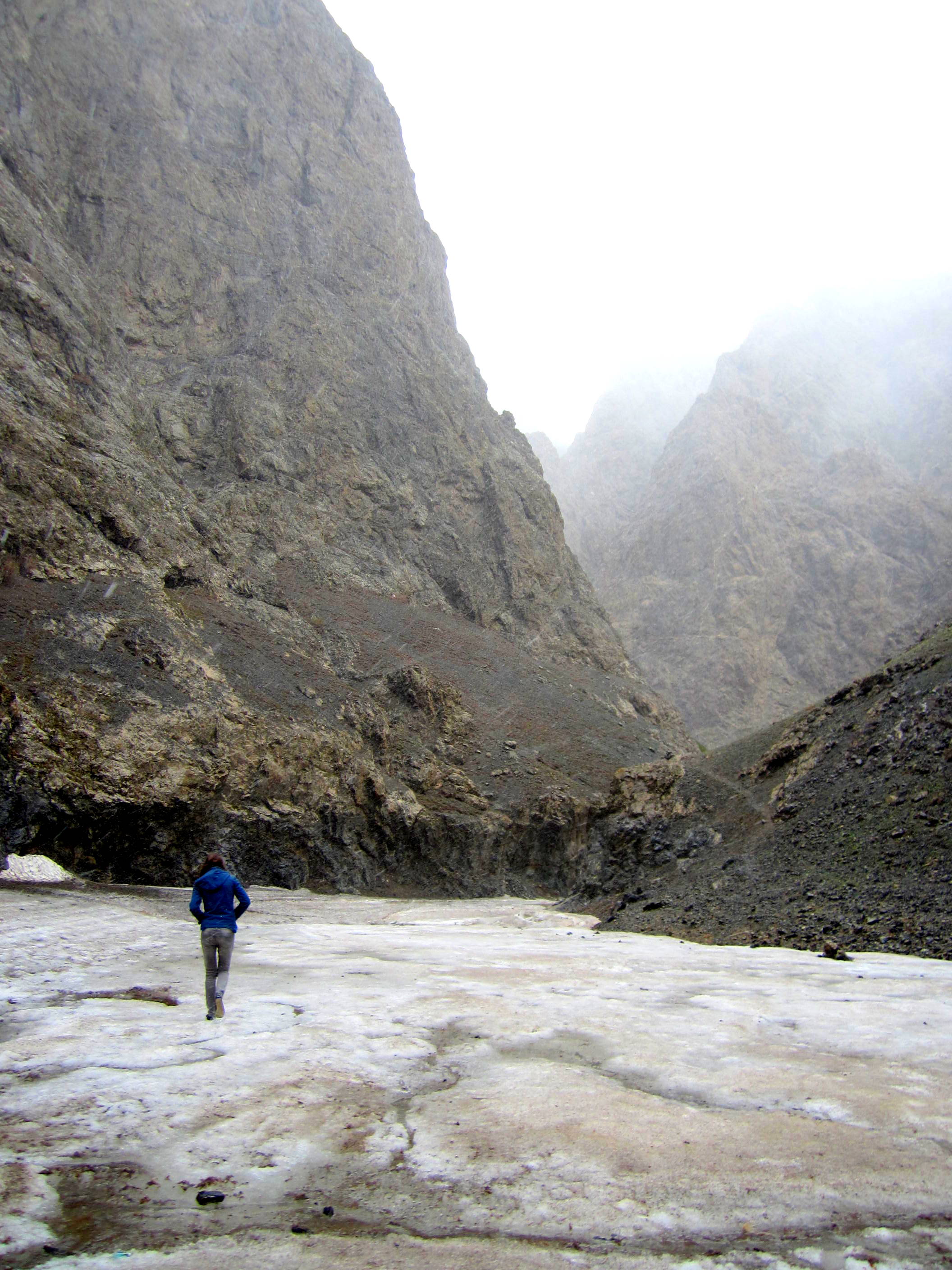 The bleak ice caverns of Yoliin Am, Gobi, Mongolia