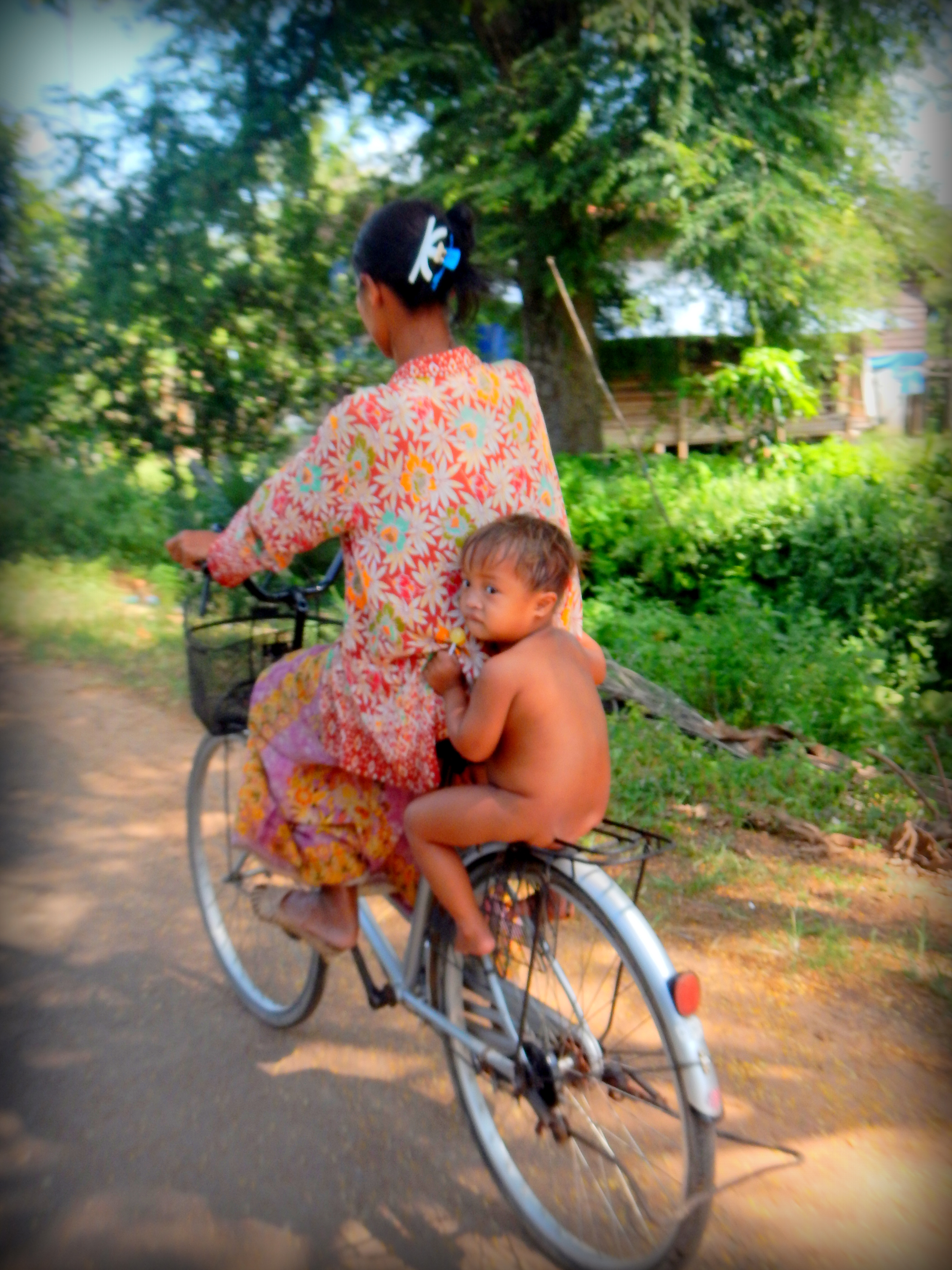 Cambodian mother and child