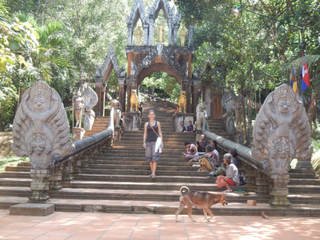 A temple, Preah Ang Thom, near Kulen Waterfall