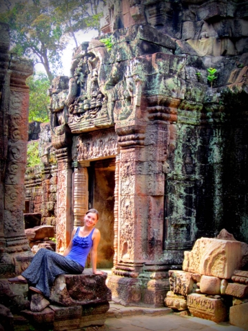 In Banteay Srei Cambodia