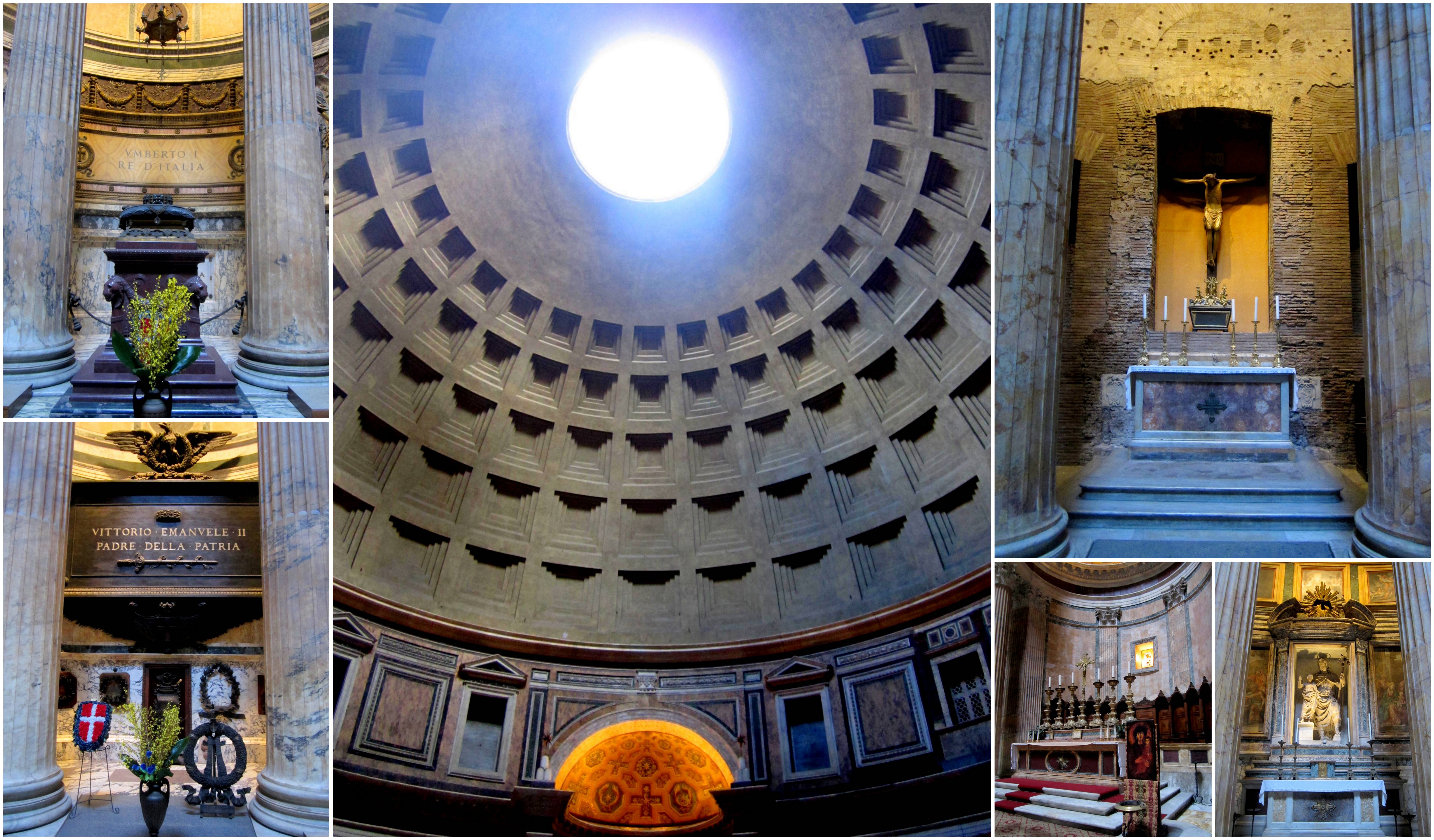 Inside the Pantheon. Rome, Italy