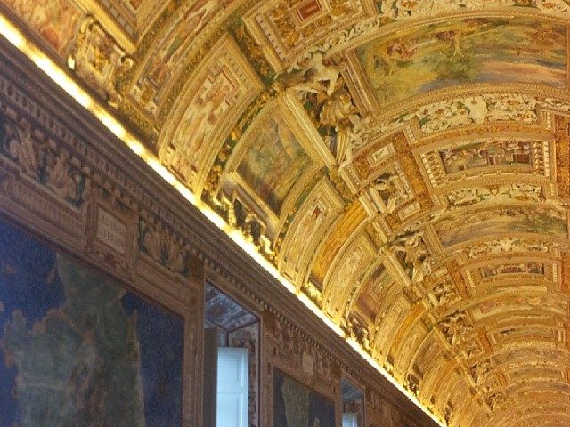 The Map Room in the Vatican. Rome, Italy