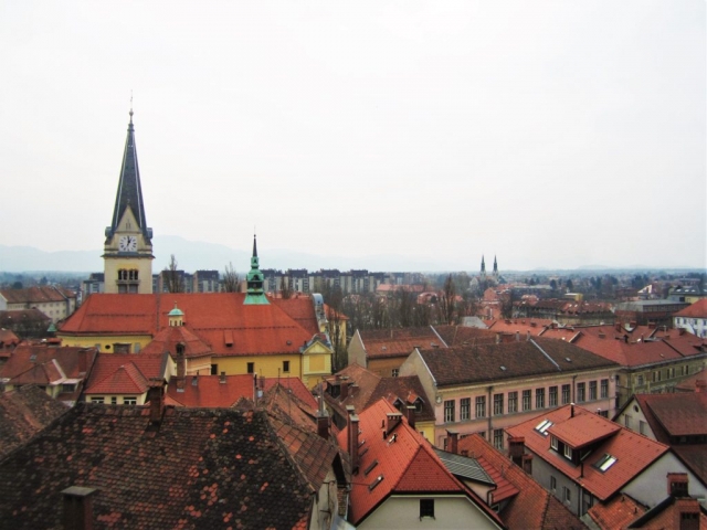 Overlooking Ljubljana, Slovenia