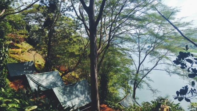 Jinja, Uganda- we camped at Explorers River Camp