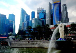 Merlion, Marina Bay. Singapore